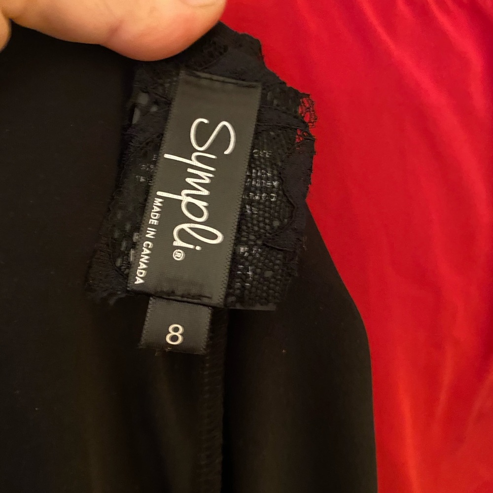 🦋NWT Simpli Black lacs Reversible Skirt🦋 - Picture 12 of 16